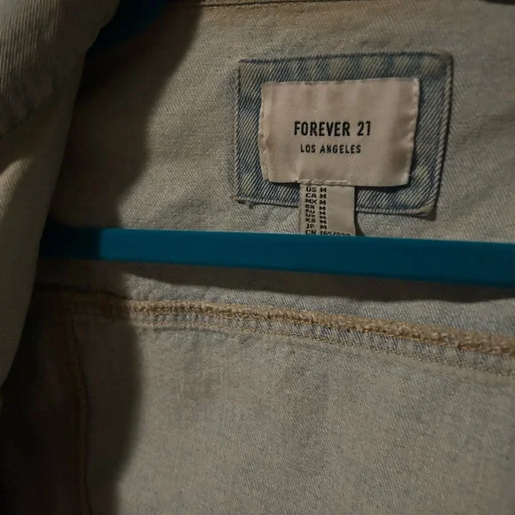 Forever 21 Blue Jean Jacket Classic Design - Picture 5 of 5